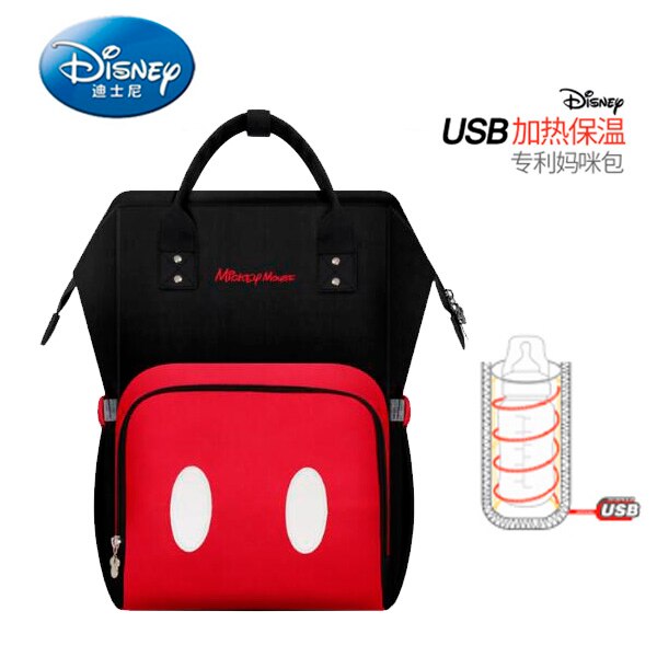 Disney Diaper Bag with USB Bottle Warmer